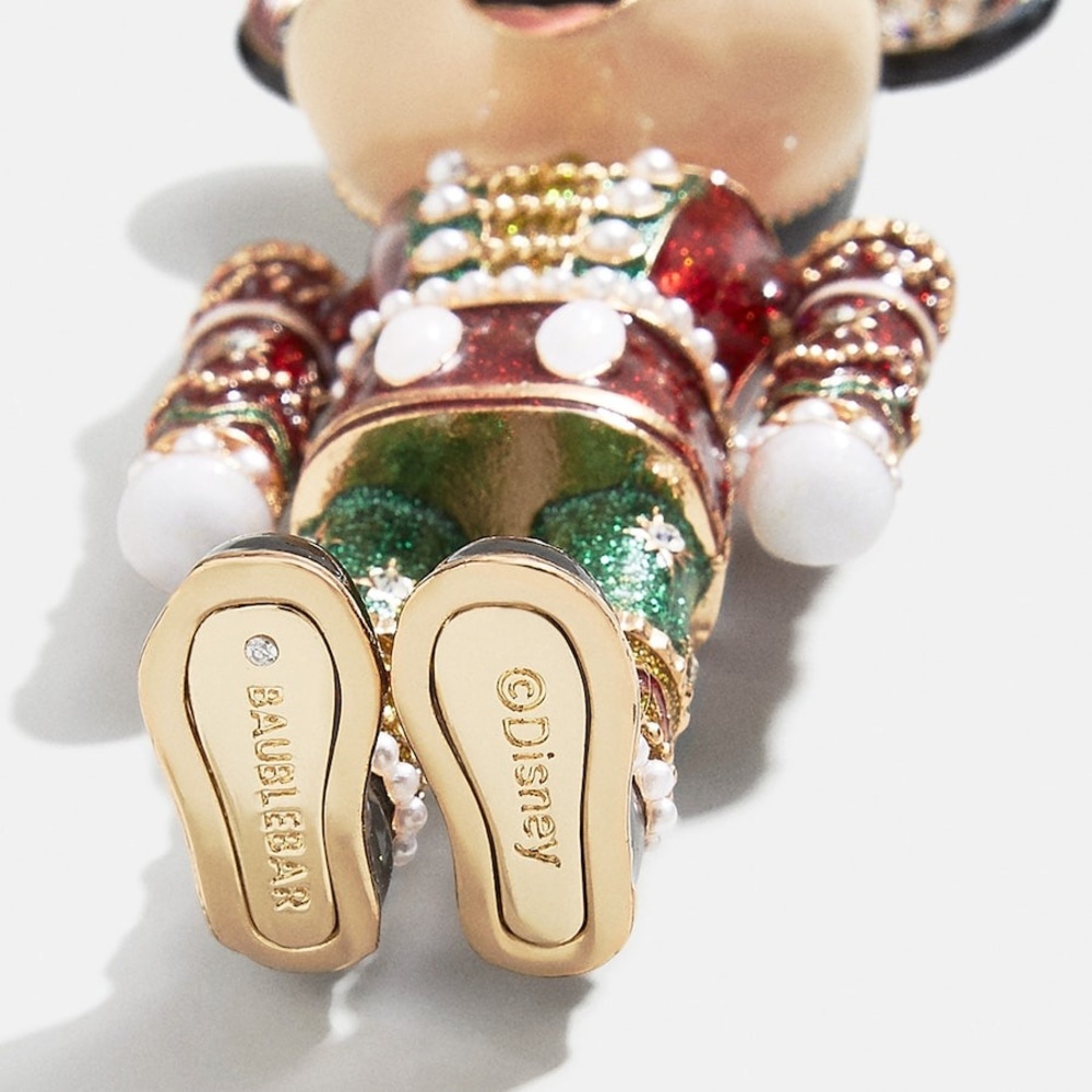 Disney Mickey Mouse BaubleBar Nutcracker Bag Charm New Holiday Gift - Picture 5 of 6